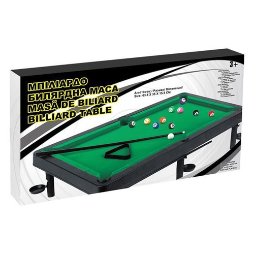 Plastic billiard table new 63.8x35x15.5cm