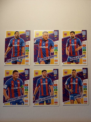 Panini Cards Superleague 2023/24 Εξάδα Παικτών Βόλου Basic Cards