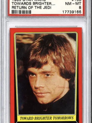 1983 Star Wars PSA 8 trading card