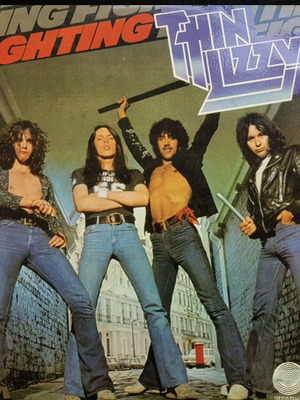 Fighting Thin Lizzy винил LP албум стерео 1975 като нов