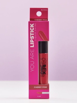 Lip gloss cherry pink new with intense red cherry color