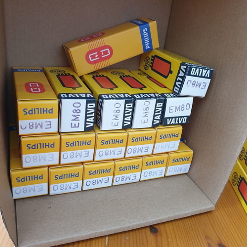 EM80 magic eye tube Philips, new old stock
