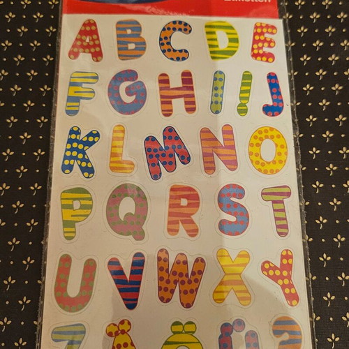Alphabet Stickers new