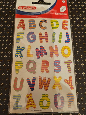 Alphabet Stickers new