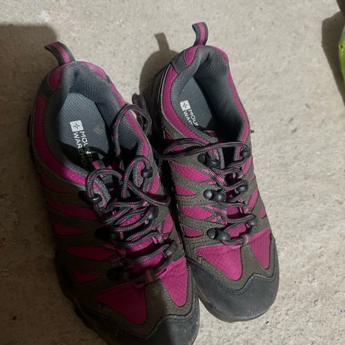 Women's hiking shoes used once, size 38, pink