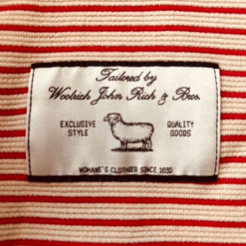Woolrich blazer size S like new, white and red