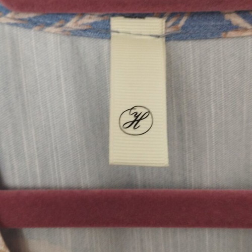 Maxi dress made in Italy one size like new, beige and blue