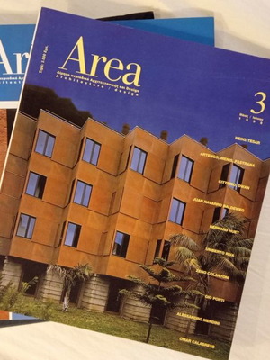 Βιβλία περιοδικά αρχιτεκτονικής Area No2, No3 και No4 μεταχειρισμένα