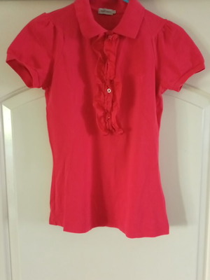 Henry Cottons polo shirt like new, women's, red