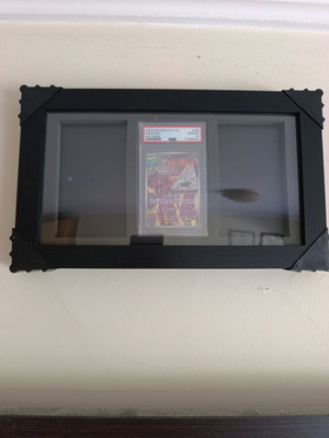 Pokemon graded card frame used, 3 slots