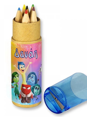 Inside Out Colored Pencils 10pcs new with name