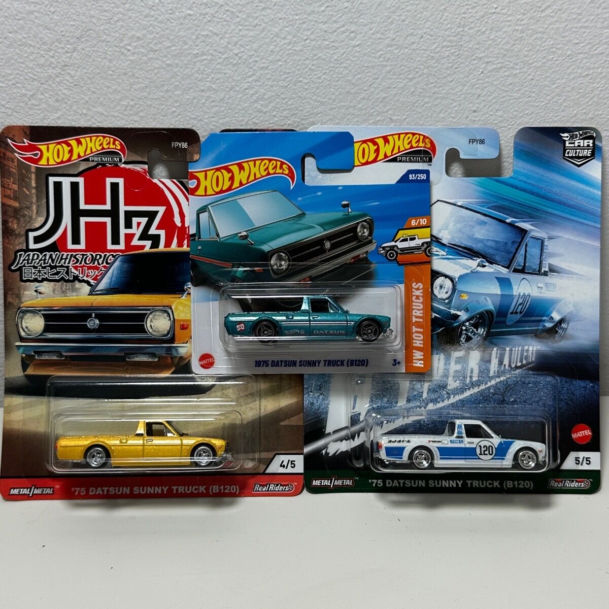 Datsun Sunny Truck B120 set of 3 new Hot… - € 24,99 - Vendora.cy