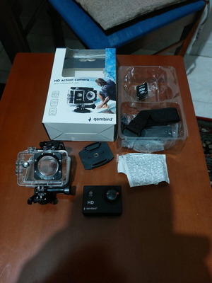 Αδιαβροχη action camera Gembird μεταχειρισμένη με ελαττωματικό βελάκι