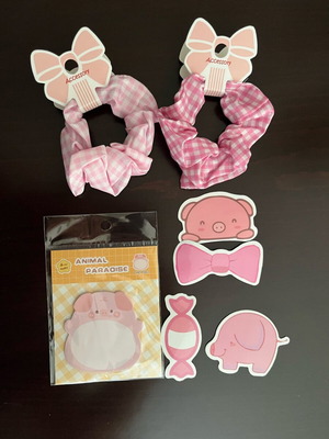Piggy gift set new with accessories and stationery