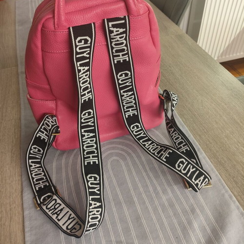Guy Laroche backpack fuchsia like new