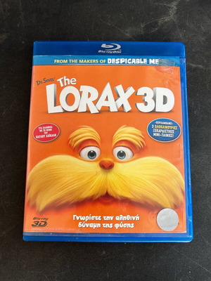 Lorax 3D Blu-ray used, dubbed, animated movie