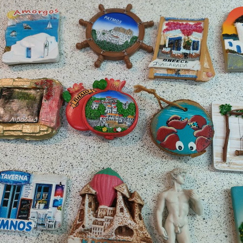 Set of 31 fridge magnets