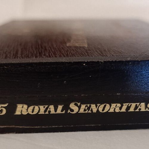 Benson & Hedges Royal Señoritas cigar box used, wooden, 1950s