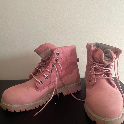 Timberland pink boots like new, size 37.5-38