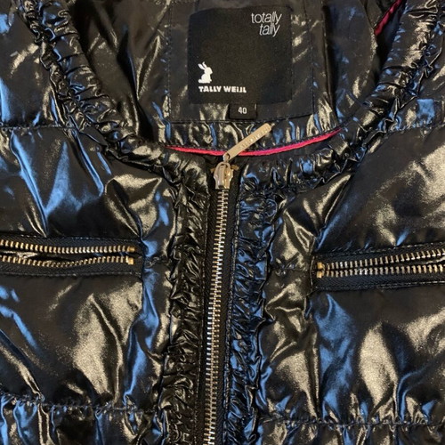 Tally Weill thin mid-length jacket like new, black