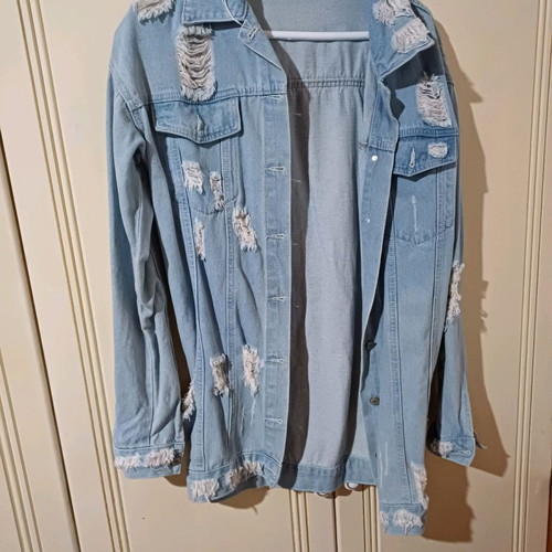Denim jacket Shein oversized size XS blue
