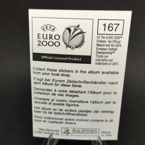 Gianluigi Buffon Italy 2000 sticker like new, collectible