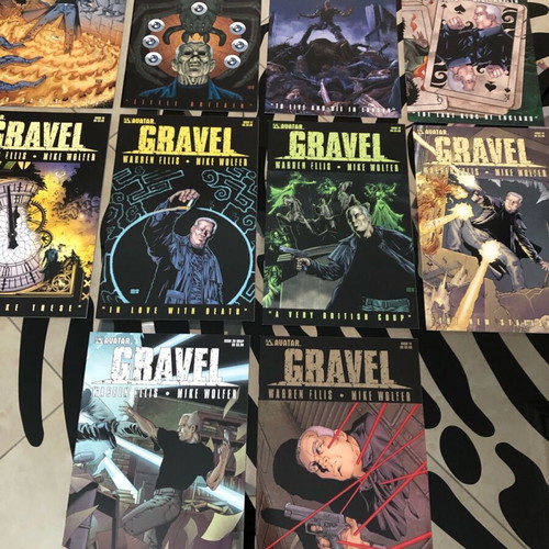 Gravel set of 22 comics new, Warren Ellis, Avatar Comics, 2007