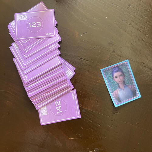 KPop Demon Hunters double stickers set