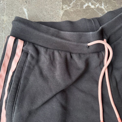 Adidas women's tracksuit like new, black with pink stripes, size M