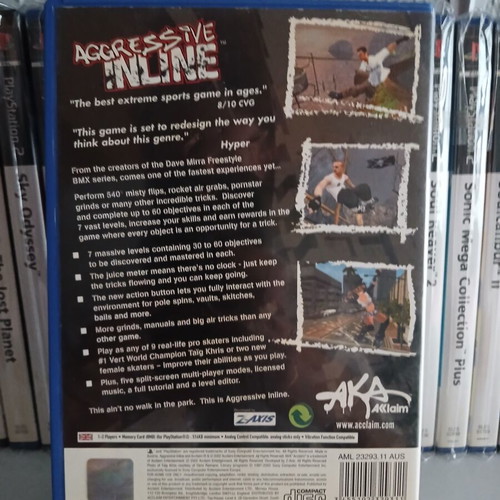 Aggressive Inline PS2 game