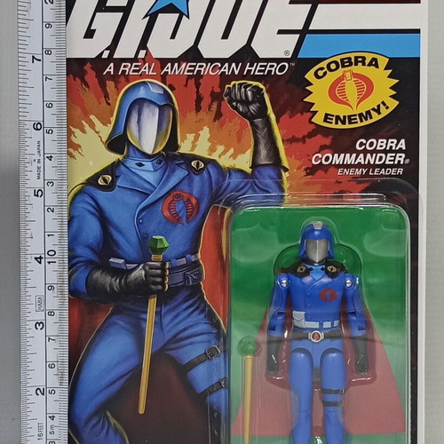 Super7 GI Joe Cobra Commander ReAction+ action figure new 3.75''