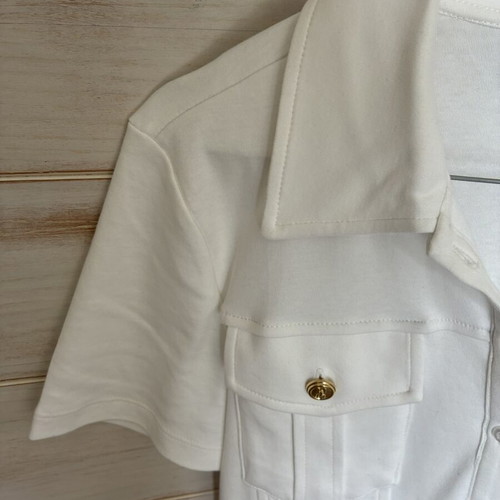 Elisabetta Franchi blouse like new, elastic fabric, fits large