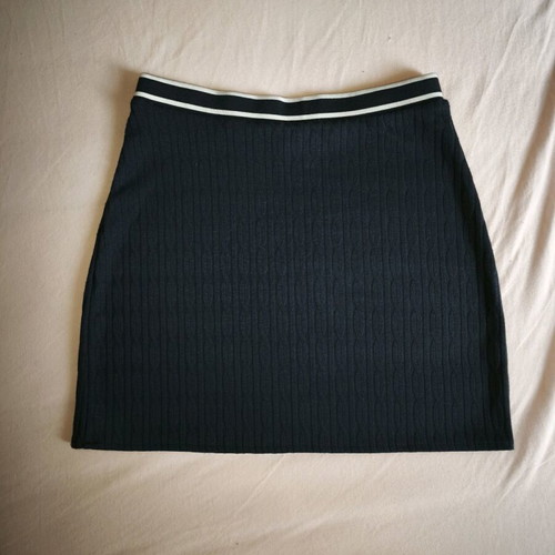 H&M skirt dark blue like new, size XS