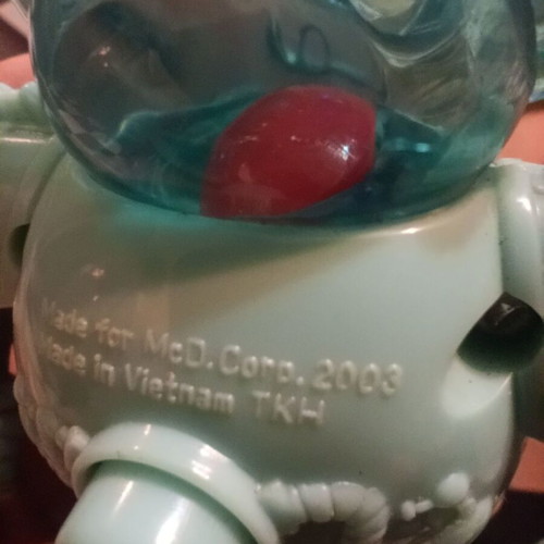 Vintage McDonald's 2003 Alien collectible figure, like new