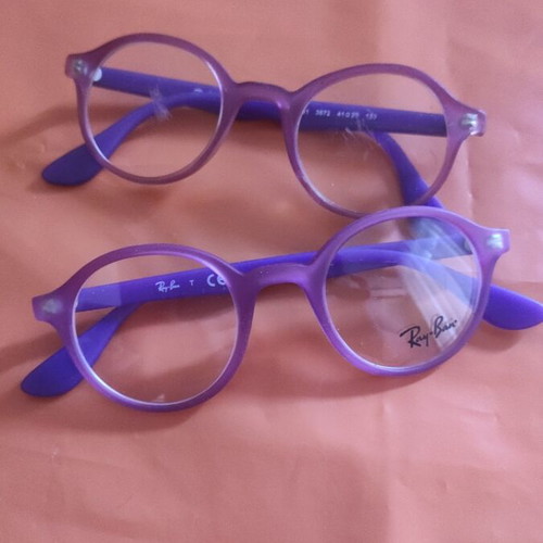 Ray Ban eyeglass frames for girls new, pink, set of 2 with gift sunglasses