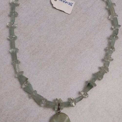 Nephrite Semi-Precious Stone Necklace New