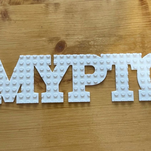 Lego names 3d printed new