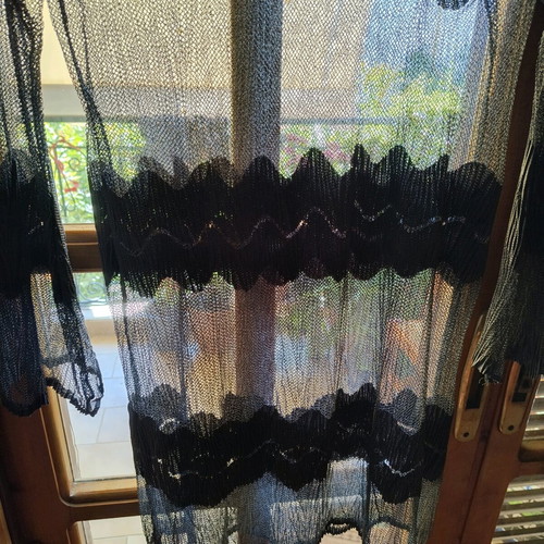 Sheer blouse dress like new, gray mouse color, size S