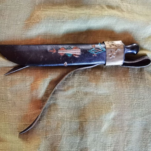 Decorative Balkan Knife used with Traditional Sheath