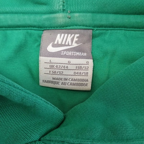 Nike hoodie used, green, size L