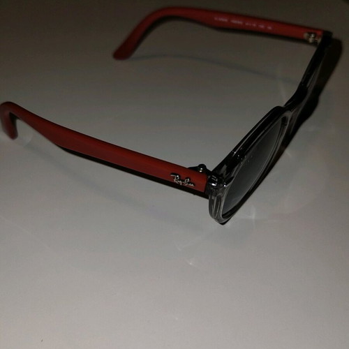 Rayban kids sunglasses used, red frame