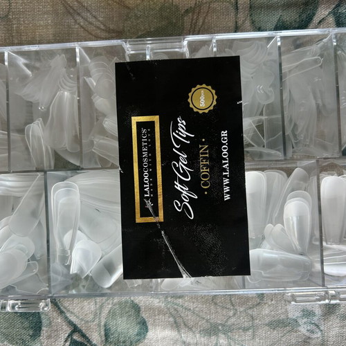 Semipermanent nail polish professional, like new, with rhinestones