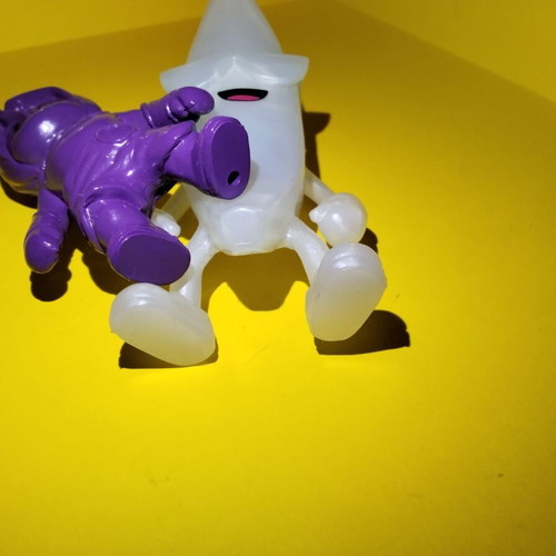 Stumble Guys Amethyst Nyx and Banana Guy figures used, pack of 2