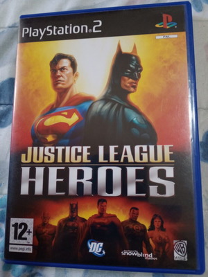 Justice League Heroes PS2 game used, with booklet