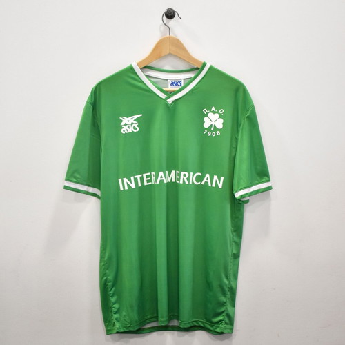 Panathinaikos 1989-90 home jersey official replica medium, new