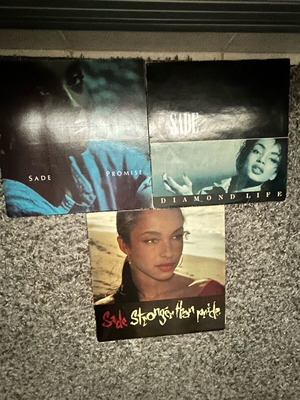 Sade Promise, Stronger Than Pride, Diamond Life vinyls used, Greek press