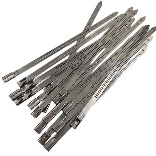 Cable ties A 4.6 x 200mm metal inox set of 20 new