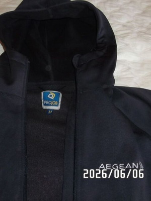 Projob Elastic Sweatshirt size M like new, black and dark blue
