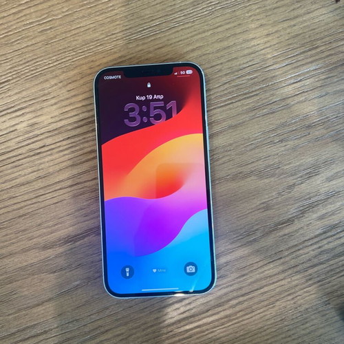 iPhone 12 Pro Max 256GB used, white, with broken camera