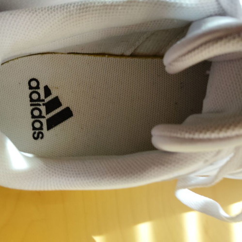 Adidas leather sneakers size 40 like new, white